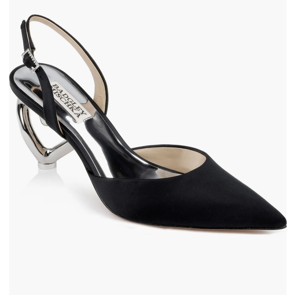 Lucille Slingback Pointed Toe Pump (Size 10 US)Badgley Mischka Collection